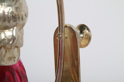 Lot 44 - A silver plated decanter set, in the form of a...