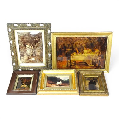 Lot 296 - After Hermann Koch, The Caller, crystoleum...