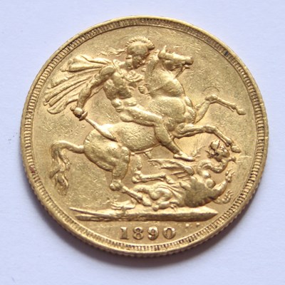 Lot 31 - A Victorian gold sovereign, dated 1890