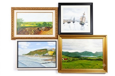 Lot 432 - A collection of four various paintings
