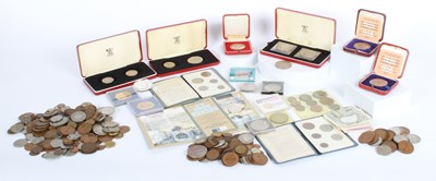 Lot 66 - A collection of various coins, mostly British
