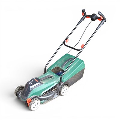 Lot 793 - A Bosch cordless electric lawn mower, with...