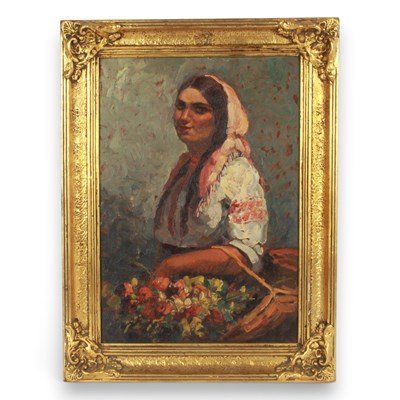 Lot 289 - Romanian School (early 20th century), portrait...