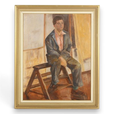 Lot 241 - English school (20th century), portrait of a...