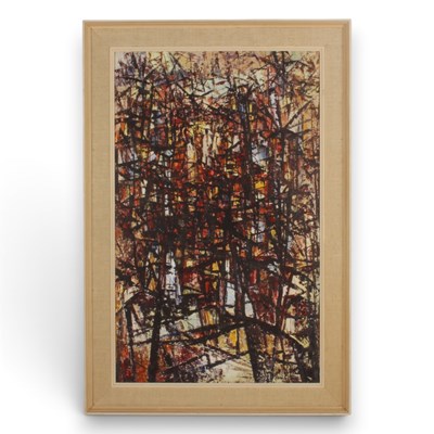 Lot 242 - English school (20th century), abstract, oil...