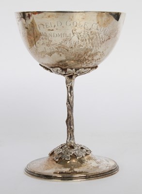 Lot 31 - A silver cup, with presentation inscription,...