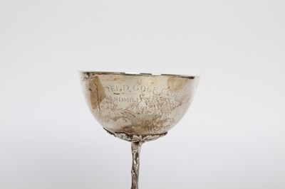 Lot 31 - A silver cup, with presentation inscription,...