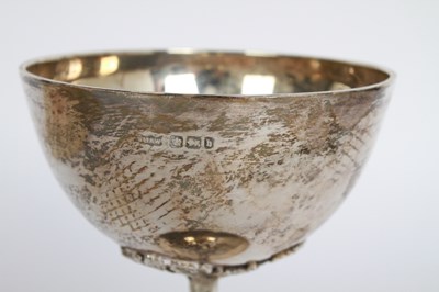 Lot 31 - A silver cup, with presentation inscription,...
