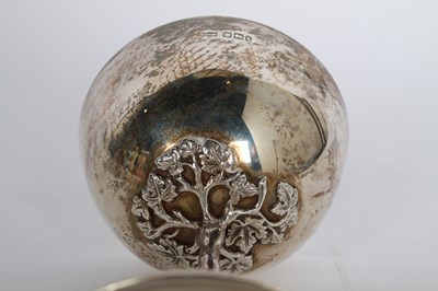 Lot 31 - A silver cup, with presentation inscription,...
