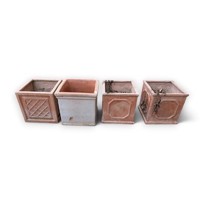 Lot 749 - Four square garden planters
