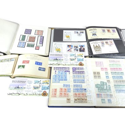 Lot 556 - A collection of stamps and albums, to include...
