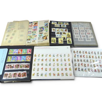 Lot 457 - A collection of stamps and albums
