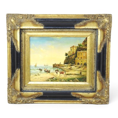 Lot 340 - Continental school, 20th century, coastal...