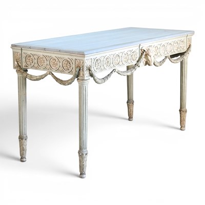 Lot 91 - A mid 20th century Louis XVI style painted...
