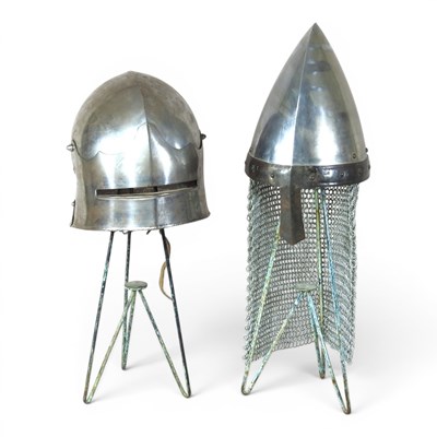 Lot 93 - A reproduction Haern Sallet-style medieval...