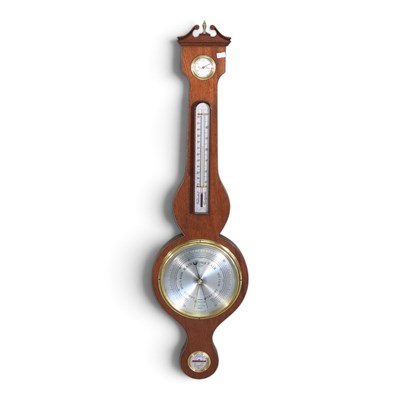 Lot 369 - A modern Georgian style barometer, signed...