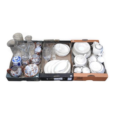 Lot 290 - A Royal Worcester white bone china part dinner...
