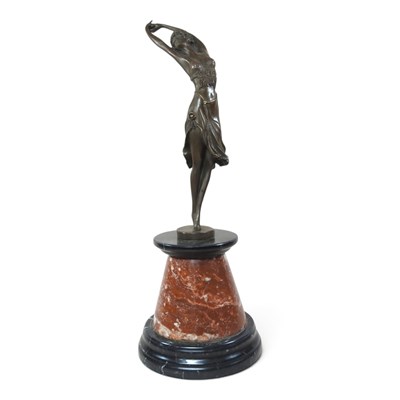 Lot 652 - After Colinet, contemporary, an Art Deco...