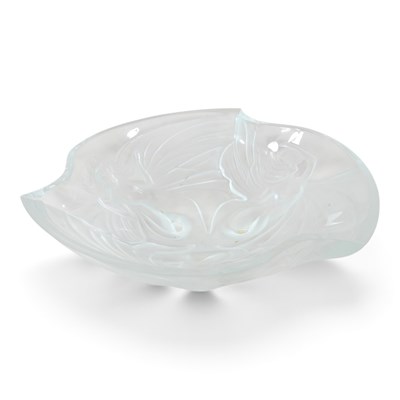 Lot 379 - A Lalique frosted crystal bowl fruit bowl,...