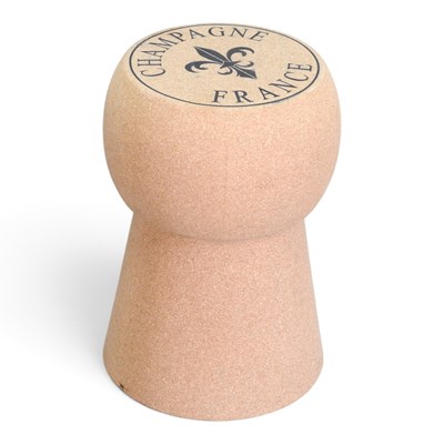 Lot 255 - A novelty stool, in the form of a champagne...