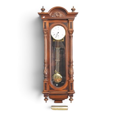 Lot 440 - A modern Vienna style wall clock, with a...