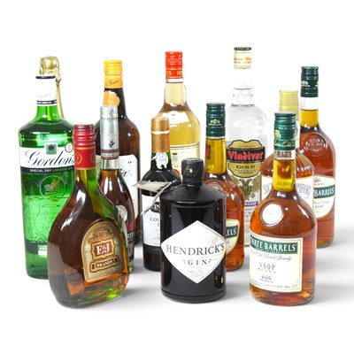 Lot 394 - A bottle of Three Barrels VSOP cognac, 70cl,...