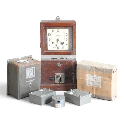 Lot 620 - An early 20th century Blick clocking-in...