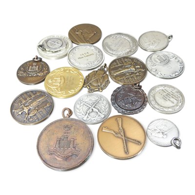 Lot 25 - A collection of shooting medals, mainly circa...