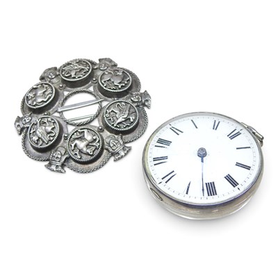 Lot 72 - A George III silver cased open faced pocket...