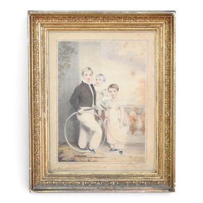 Lot 240 - Manner of Adam Buck, 19th century, balcony...