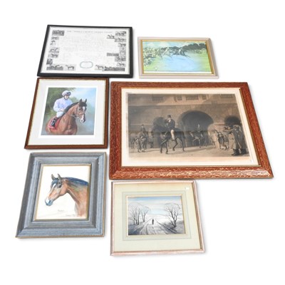 Lot 561 - A limited edition print, Sir Percy?, signed...