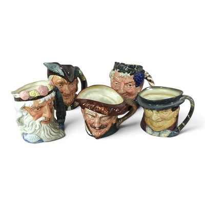 Lot 306 - A collection of Royal Doulton character jugs,...