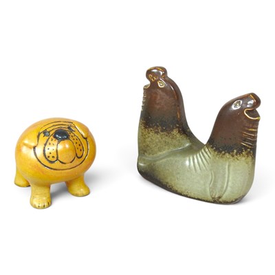 Lot 68 - Lisa Larsson for Gustavsberg, a glazed pottery...