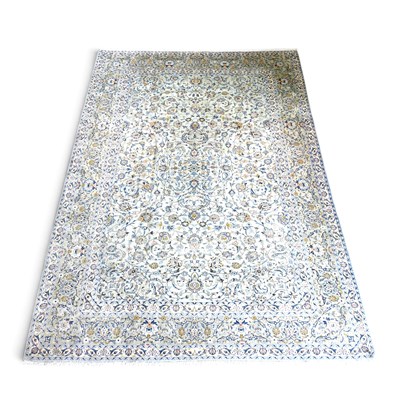 Lot 374 - A Persian kashan carpet, with all over foliate...