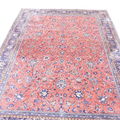 Lot 523 - A large Persian sarouk carpet, with all over...