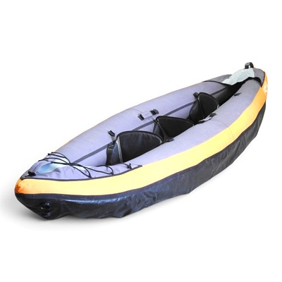 Lot 307 - An inflatable canoe, 360cm long, with pump and...