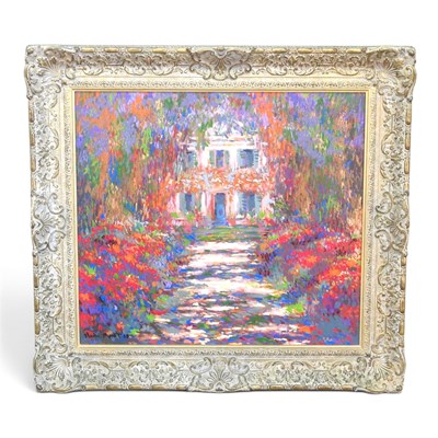 Lot 25 - John Myatt, b1945, Avenue of Flowers - a...