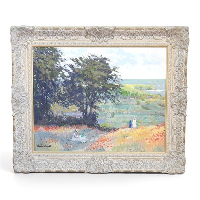 Lot 12 - John Myatt, b1945, The Coast Beyond Trouville,...
