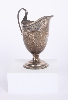 Lot 77 - A Victorian Classical revival silver cream jug,...