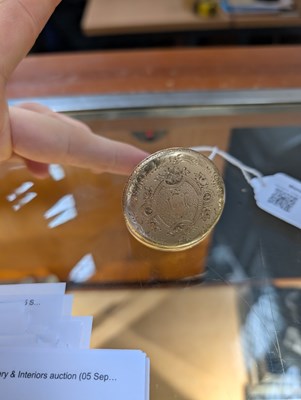 Lot 3 - An 18 carat gold pocket watch, the ornate dial...