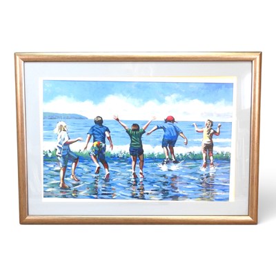 Lot 183 - Roberta Murray, contemporary, children at the...