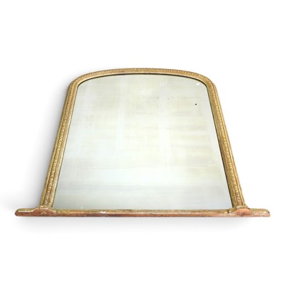 Lot 337 - An early 20th century painted wood over mantle...