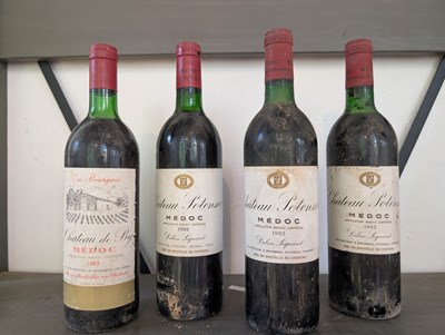 Lot 162 - A bottle of Cru Bourgeois Chateau de By with...