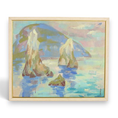 Lot 639 - Chermatov (Contemporary), 'Sea scene with...
