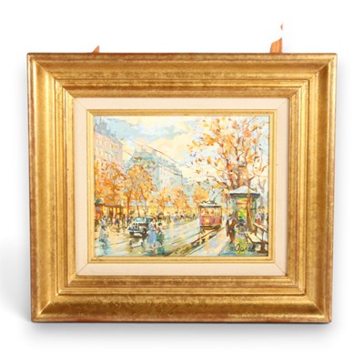 Lot 651 - Orlov (Contemporary), 'Paris street scene with...