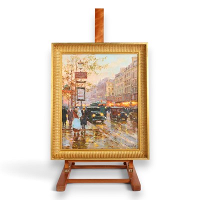 Lot 638 - A. Osilov (Contemporary), 'Paris Boulevard'...