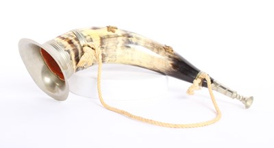 Lot 300 - A Victorian horn from the Ancient Order of...