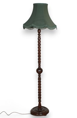 Lot 816 - A 1920s oak standard lamp