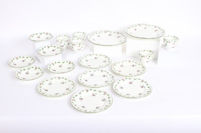Lot 363 - A Shelley floral porcelain tea service