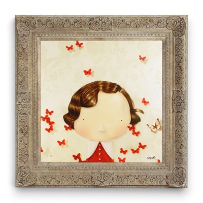 Lot 485 - Shazia (Contemporary), 'Portrait of Celia',...